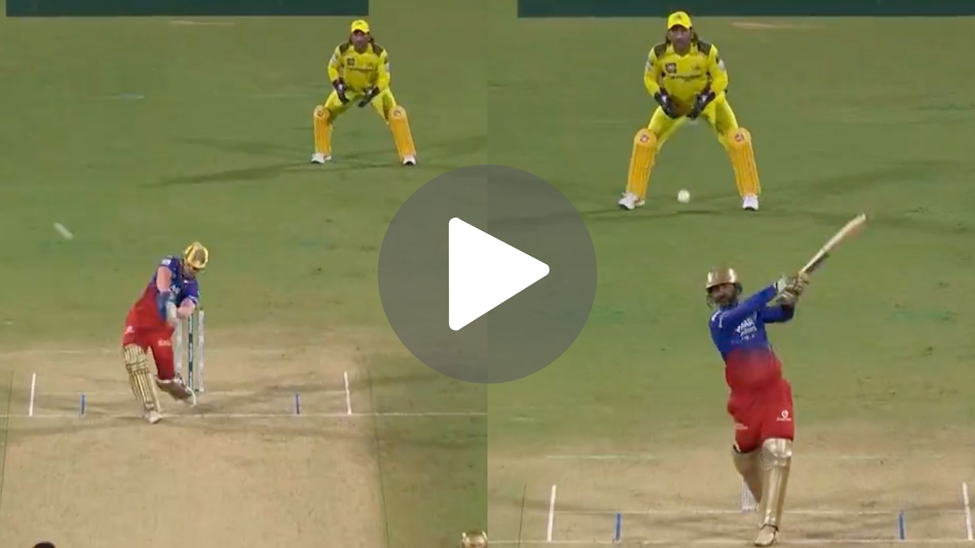 [Watch] 6, 6, 6, 4 - Anuj Rawat & Dinesh Karthik Slaughter CSK As RCB Stage Fightback